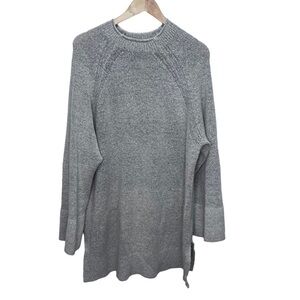 Addition Elle Love & Legend Grey Crew Neck Tunic Sweater Size 2X